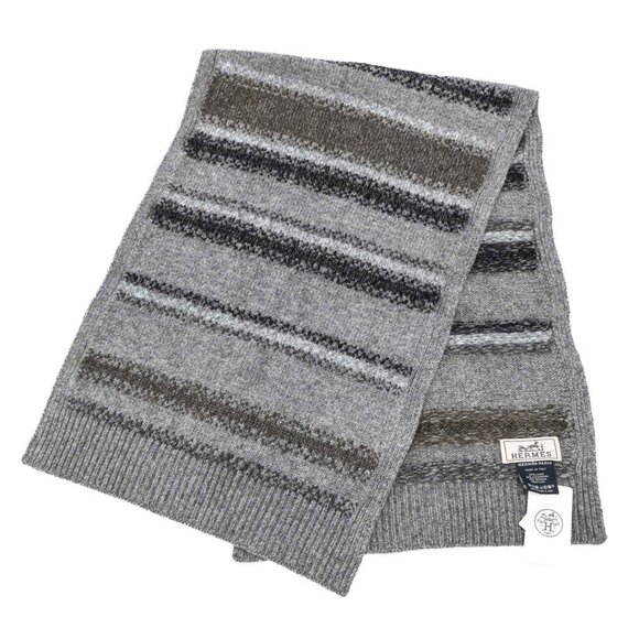 HERMES Gray Scarf - Picture 1 of 6